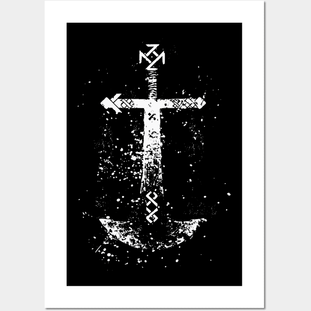 Leviathan Protection Rune Wall Art by DanielVind